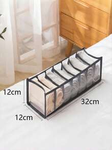 内衣抽屉收纳盒、内衣衣柜收纳分隔盒、储物箱、衣橱收纳盒和储物盒、可折叠内衣胸罩袜子收纳盒 - 彩色 - 查看 13