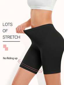 3pcs Women's Boy Shorts Underwear For Women Boxer Shorts Anti Chafing Shorts For Under Dresses Biker Shorts - 多色-3PCS - 查看 2