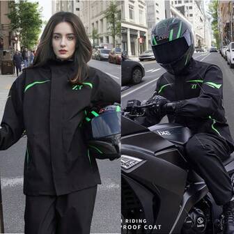 Rain Coat Fashion Raincoat ,Waterproof And Windproof Rain Jacket, Full Body Rain Coat Suit Thickened Raincoat & Rain Pants Set, Raincoat For Women Both Raincoat For Men, Rain Poncho Wear-Resistant & Anti-Riot Rain Jacket,Multi Functional Raincoats For Outdoor Activities,Cycling Traveling Climbing Camping Hiking Fishing Rain Coat ,High Quality Wear-Resistant Raincoat, Motorcycle Raincoat Rider Raincoat