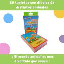 Edudak Juego de Memoria para Niños con Tematica de Animales. 60 Tarjetas. Juego de Mesa Infantil - como en la foto - Ver 3