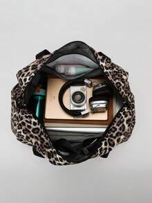 新款极简旅行手提包，时尚休闲运动健身包，短途旅行大容量行李箱包，防水，多功能，适合大学生，可拆卸鞋仓，伸缩拉杆，假日礼物，轻便可折叠旅行包，行李袋，手提包，过夜包，耐用旅行收纳包，邮轮必备，度假必备，男女通用 - 棕色 - 查看 8