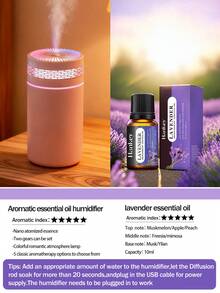 250ml Car Humidifier, Essential For Cars, Car Air Humidifier, Delicate Water Mist, Air Humidifier With LED Light, Car Fragrance Accessories, Ultrasonic Atomization Aromatherapy Humidifier 2-In-1, Mini Portable, High Beauty USB Powered Silent Operation - Multicolor - View 18