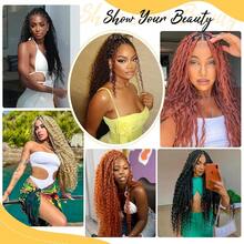 20 Inch Water Wave Bulk Hair For Braiding 2 Bundles 200g Chocolate Brown Curly Braiding Hair For Boho Braids Micro Twist No Weft Wet And Wavy Extensions,4# - 4# - 查看 7