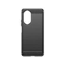 Max Power Digital Funda para móvil Oppo A58 4G Carcasa Protectora Antigolpes Silicona Negra Diseño Fibra de Carbono Resistente Absorción de Choque [Compatible Carga Inalámbrica] - Negro - Ver 10