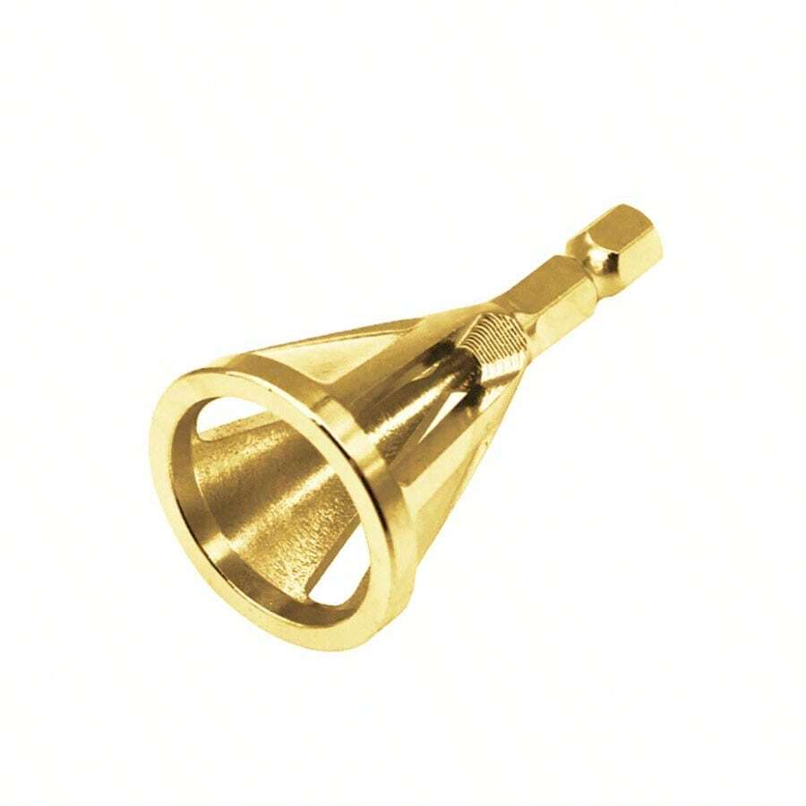 Premium High Speed Steel External Deburring Tool With Triangular Handle And Hexagonal Handle - Gold - View 1