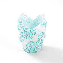 LIFETALK 25/50/100/120 件防油纸郁金香纸杯蛋糕衬垫生日自然色纸质烘焙杯婚礼派对装饰纸松饼杯托纸杯蛋糕包装纸 - 彩色 - 查看 28