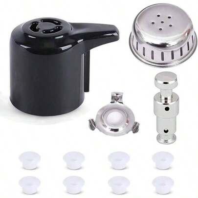 12 Pcs Instant Pot Steam Release Instant Pot Parts With 8 Silicone Caps, Steam Release Handle IP Duo 3, 5, 6, 8 Qt, Duo Plus 3, 6 Quart InstaPot Parts