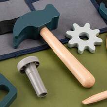 一套维修工腰包，也可作理发师包、消防员包使用，多功能设计，多格分隔，耐磨面料搭配金属扣件，完美适用于角色扮演、化装舞会、学校庆祝活动（复活节、新年、开斋节）——创意礼品之选，服装配饰，趣味装备，收纳袋，角色扮演爱好者居家必备游戏装备