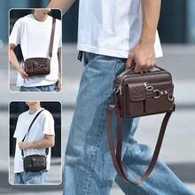 [Messenger Bag] New One Shoulder Crossbody Bag, Men's Versatile Clutch Bag, Business Casual Messenger Bag, Wrist Bag - Multicolor - View 8