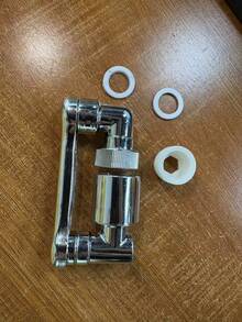 1 件通用水龙头延长器 1080° 旋转、防溅罩、起泡喷嘴、机械臂，适用于厨房和浴室，耐用性更长（1080° 双模式） - 彩色 - 查看 12