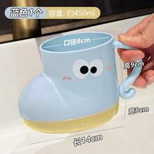 可爱的小鞋子形状牙刷杯 - 高品质浴室必备品，非常适合家庭使用！ - 彩色 - 查看 8
