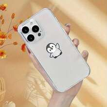 Funda de teléfono a la moda, linda funda de pingüino transparente a prueba de golpes y absorción de impactos para Samsung A03S A04 A12 A13 A15 A21S A24 A25 A32 A33 A34 A35 A50 A51 A52 A53 A54 A55 A71 S20/FE S21/FE/PLUS/ULTRA S22/PLUS/ULTRA S23/FE/PLUS/ULTRA S24/FE/PLUS/ULTRA Diseño para chicas y mujeres, TPU suave a prueba de golpes, más protector y femenino - 1 pieza - Ver 3