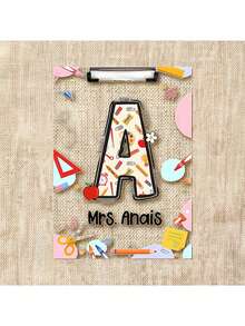 25 Styles Personalized Teacher Clipboard, Customized Back To School Gift, Teacher Gift, Personalized Teacher Notepad Clipboard, Teacher's Day Gift, Personalized Gift, Christmas Gift - Multicolor - View 21