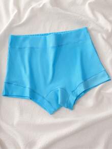 5条/包 女士多色罗纹柔软舒适中腰三角裤