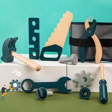 一套维修工腰包，也可作理发师包、消防员包使用，多功能设计，多格分隔，耐磨面料搭配金属扣件，完美适用于角色扮演、化装舞会、学校庆祝活动（复活节、新年、开斋节）——创意礼品之选，服装配饰，趣味装备，收纳袋，角色扮演爱好者居家必备游戏装备