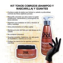 Kolor Shot Kit: Toning Shampoo And Mask For Copper Tones, Prolongs And Intensifies Hair Color - Bronze - View 3