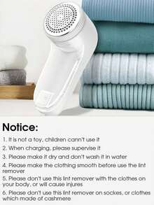 1pc Electric Lint Remover, USB Rechargeable Fabric Shaver, Sweater Defuzzer, Clothes Fuzz Trimmer, Furniture Lint Brush, Carpet Cleaner, Home Cleaning Tool - Color Mixing - View 11
