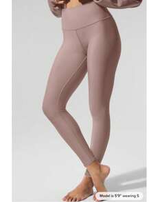 Alo Yoga 7/8 High-Waist Airlift Legging - Màu hồng gỉ - Xem 2