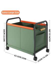 1 cărucior utilitar elegant cu roți pivotante, unitate de depozitare, organizator de bucătărie, depozitare jucării, cu mâner, multifuncțional, mobil, cărucior de depozitare, potrivit pentru birou, sufragerie, bucătărie, baie, organizator de gustări și jucării, raft de depozitare mobil cu roți, excelent pentru organizarea casei și a biroului, cadou de sărbători, cadou pentru copii