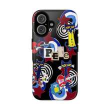 Colorful Retro Cat With Guitar Tough Phone Case, Petee Cat Phonecover – Funky Disco Art Design, Protective Cover - 1pc - View 4