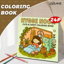GDTME 1 Cute Coloring Book: The Perfect Choice As A Christmas Gift, Thanksgiving Gift, Or Christmas Decoration; Ideal For Gifting To Girlfriends, Family, And Teens To Unwind, Features A Pearl Cover And 120gsm Thick Paper. - JZ-057 Flower - View 12