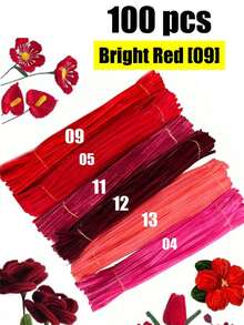 1-400 件装 DIY 毛根套装，附带教程视频，可用于制作各种花朵；60 种颜色加密的雪尼尔绒条，适合开学季；30 厘米彩色毛根工艺品材料；毛根绒条，带金属丝，可扭成发条；价格实惠，品质优良；颜色漂亮，非常适合商业用途；颜色鲜艳，品质上乘，无色差。 - 彩色 - 查看 29