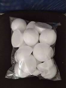 Styrofoam Half Spheres, Solid Foam Balls For DIY Flower Arrangement, Craft Filler