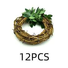 20pcs/12pcs/8pcs/6pcs/4pcs/2pcs Artificial Vine Napkin Rings - Green - View 11