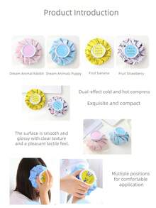 Túi chườm nước nóng lạnh hình hoạt hình, Túi chườm nước ấm, mát hình hoạt hình, Túi chườm nóng lạnh đa năng. - Nhiều màu - View 6