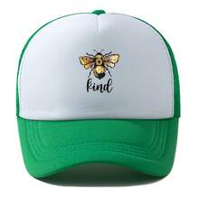 1 Piece Color Block Baseball Cap Curved Brim Breathable Casual Hat Fashion Printed Duckbill Cap Adjustable Casual Baseball Cap Fashion Adjustable High-Quality Dad Truck Hat - 淺藍色和白色 - 查看 5