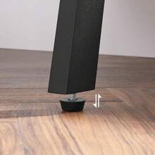 VASAGLE ULET54X - Mesa Auxiliar con Compartimento de Almacenamiento, Muebles industriales para recámara, Color café rústico y Negro - Grisáceo + negro. - Ver 11