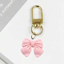 1 件蝴蝶结形包包挂件配饰钥匙扣小礼物，包包饰物 - 彩色 - 查看 10