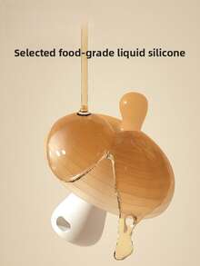 硅胶牙胶 - 蘑菇形状，易于婴儿抓握 - 彩色 - 查看 6