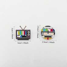 Creative Hot-Selling Badge Versatile TV Color TV Channel No Signal Brooch - R720 - Xem 5