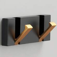 1pc Invisible Wall Mounted Hook - Adjustable And Space-Saving Clothes, Hat And Towel Rack, Suitable For Entryway, Bathroom And Kitchen (No Drilling Required)