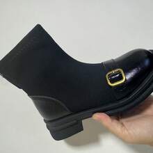 Women Pumps - Dark Brown Velvet Lining - View 1