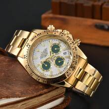 Factory Low Price Laojia Six-Pin Multi-Function Wristwatch  Men's Fashion Watch Steel Band Quartz Watch Manufacturer Wholesale Dropshipping - 17 - 查看 3
