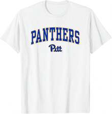 Pittsburgh Panthers Arch Over White Officially Licensed T-Shirt - trắng - Xem 1