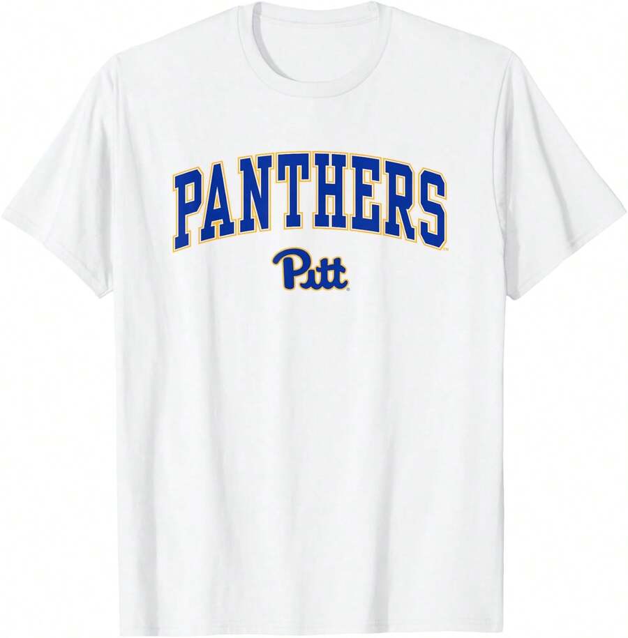Pittsburgh Panthers Arch Over White Officially Licensed T-Shirt - trắng - Xem 1