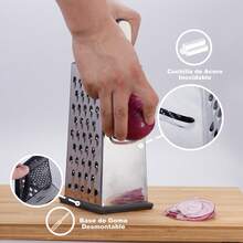 YC-HOGAR Rallador de queso - Negro - Ver 5