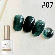 MIANEL 10毫升冬季美拉德龟甲凝胶琥珀色指甲油 2026新款流行色冰透明指甲油 黑色指甲 棕色指甲 新年美甲 UV灯美甲 美甲艺术 完美适用于美甲沙龙和DIY，送给女性和女孩的礼物 指甲凝胶胶水 美甲用品 - 彩色 - 查看 15