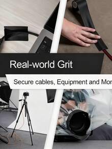 1/2pcs Black Matte Cloth Duct Tape, Tear-Resistant, High Tensile Strength, Easy To Tear By Hand, Waterproof, Suitable For Stage Lighting, No Reflection