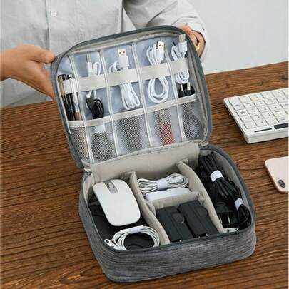 Charger, Earphone Cable, Multi-Functional Digital Storage Organizer Bag