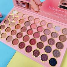 多功能彩妆盘，包含珠光和哑光眼影、高光、腮红、唇彩 - XC-3287 - 查看 4