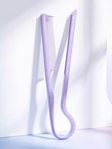 Hairdressing V-Comb Messy Hair Finishing Straightening Splint Comb - Hair Styling Tool Clip Special For Hair Wigs V-Type Comb Hair Straightener DIY Salon Hair Cutting Hairdressing Tool Barber Anti-Static Comb Brush - Multicolor - View 13