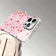 Funda para teléfono con diseño navideño, compatible con Samsung,  17,  16 Pro Max,  15 Pro Max,  13 y  12. Fabricada en TPU con un proceso de electrochapado de alta calidad que ofrece protección contra golpes y caídas. Un regalo ideal para familiares, amigos, seres queridos, parejas y para Navidad. - Plateado - Ver 6