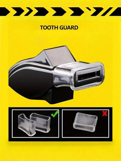 1pc 130dB High Frequency Dolphin Whistle, Suitable For Referees - ABS Material, With Keychain, Ideal For Sports Referees, Coaches And Outdoor Activities, Referee Equipment, Fashionable Design, Grip