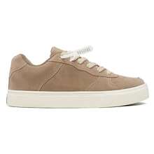 Men's Casual Sneakers, Premium Suede, Flat Sole, Skate-Friendly, Durable And Soft, Lightweight, Everyday Wear, Gym - 401-米色 - 查看 3