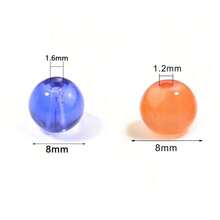 60pcs 8mm Classic Solid Color Glass Beads For DIY Jewelry Making, Handcrafted Bracelets, Necklaces, Everyday Wear - 8mm solid color beads - View 11
