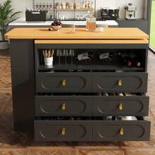 Bar Tables - Black + MDF - View 10